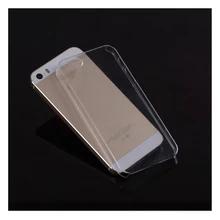 Ультратонкий жесткий пластиковый чехол для iPhone 5 5S SE 6S 6 plus 5C 4 4S PC Прозрачный Кристальный ультратонкий глянцевый чехол