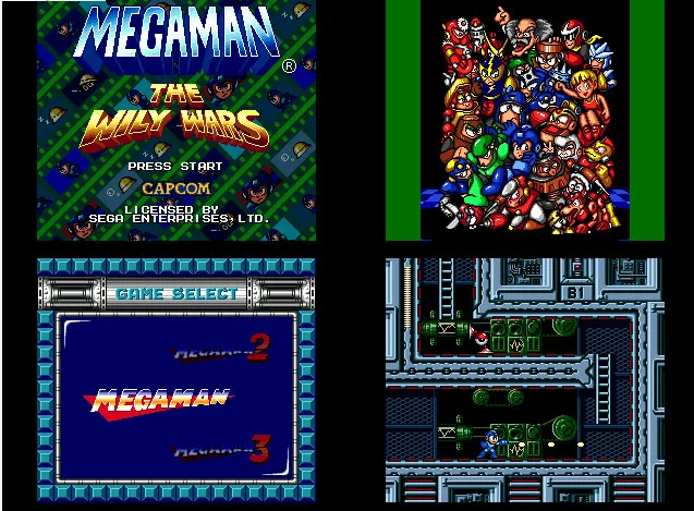 Игра Mega Man 16 бит MD игра Wily Wars для Sega Drive SEGA Genesis|wily wars|mega man16 bit |