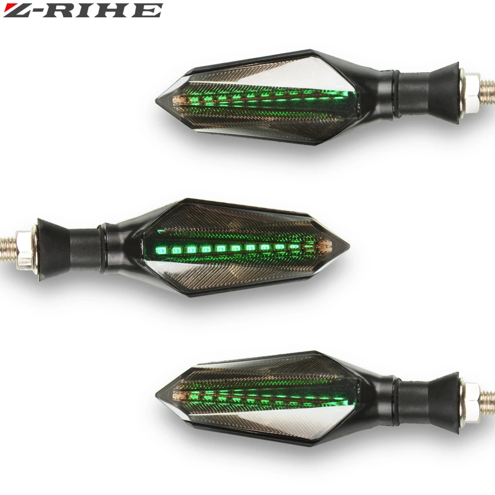 Мотоцикл поворота светильник 12V LED Янтарный свет лампы поворотники шоры