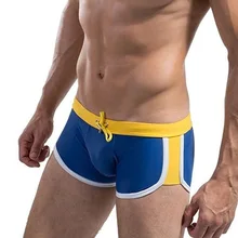 Сексуальные мужские плавки Купальники для плавания боксер багажник из нейлона DESMIIT бренд купальный костюм одежда Пляжная морской прибой Горячая новинка