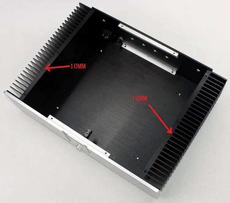 Алюминиевый AMP шасси/домашней аудио усилитель чехол(Размеры 312*432*110 мм