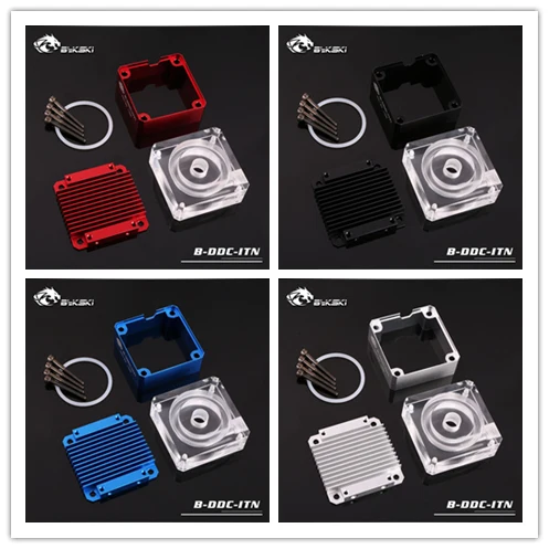 

B-DDC-ITN BYKSKI pc watercooling DDC pump jacket armor Black/Silver/grey/red/blue/purple/gold refit water cooler pump cover