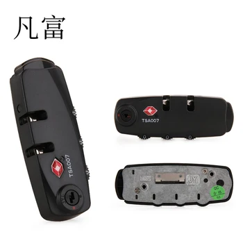 

TAS number 3 Digit Zinc Alloy code Combination Padlock Lock Luggage accessories Suitcase custom lock Travel tool Code Lock