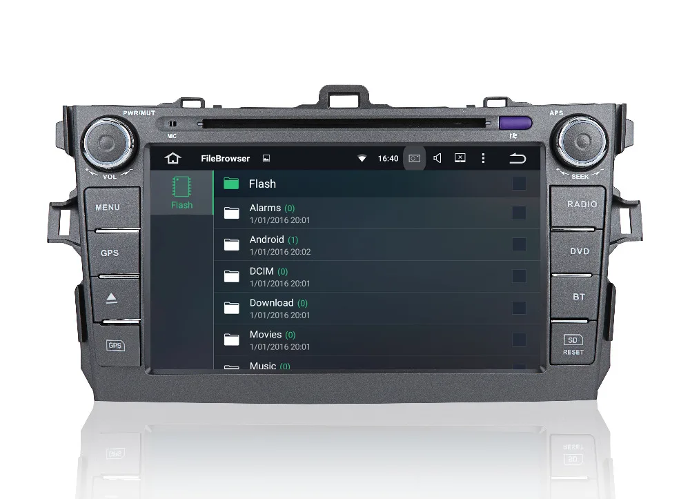 Flash Deal 2G RAM Quad Core Android 7.1.1  Car DVD GPS For Toyota Corolla 2007 2008 2009 2010 2011 Car Radio RDS Stereo Head unit 5