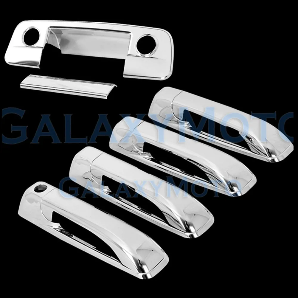 

XYIVYG 2009-15 for Dodge Ram Chrome 4 Door Handle+Tailgate with Keyhole+Camera Hole Cover 1500 2500 3500