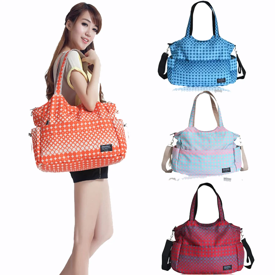 

Free Shipping!4 Colors Baby Diaper Bags Baby Bags Waterpoof Nappy Bag Mummy Bags With Waterproof Function