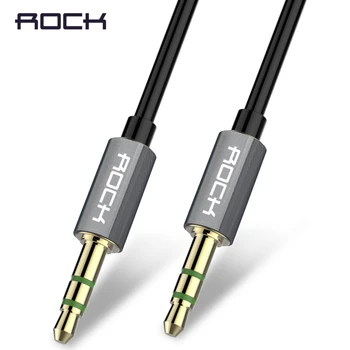 

ROCK JACK Audio AUX Cable, Male to Male 3.5mm to 3.5mm Universal Gold Plated Auxiliary Audio Stereo Cable Cord