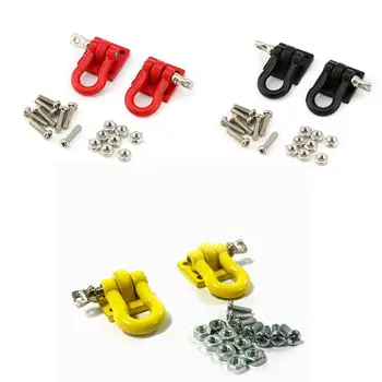 

2Pcs 1:10 Hooks Hitch Tow Shackles w/Mounting Bracket for RC Crawler Accessories