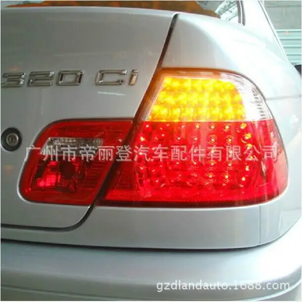 Hireno Tail Lamp For Bmw E46 318 320 323 325i 1998 1999 2000 2001 Hireno Tail Lamp For Bmw E46 318 320 323 325i 1998 1999 2000 2001 2002 Led Taillight Rear Parking Brake Turn Signal Lights