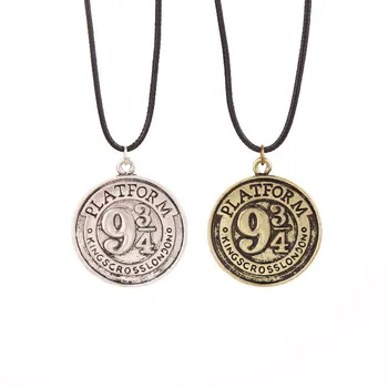 

Wholesale Movie Harry 934 Logo Bronze Necklace Image Platform Vintage Alloy Pendant Necklace For Women&Men 24pcs/lot
