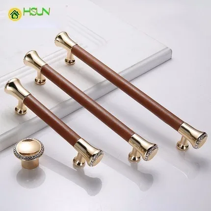 

1 pc High Quality Zinc Alloy Black Kitchen Cabinet Handles Cupboard Door Pulls Drawer Knobs Furniture Leather Handle Hardware