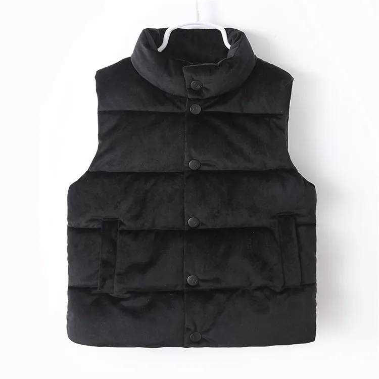 Kids Vest Warm Cotton Jacket For Boy Winter Thicken Solid Baby Girl Clothes Winter Jacket Child Girl Kid girl coat winter Casual105