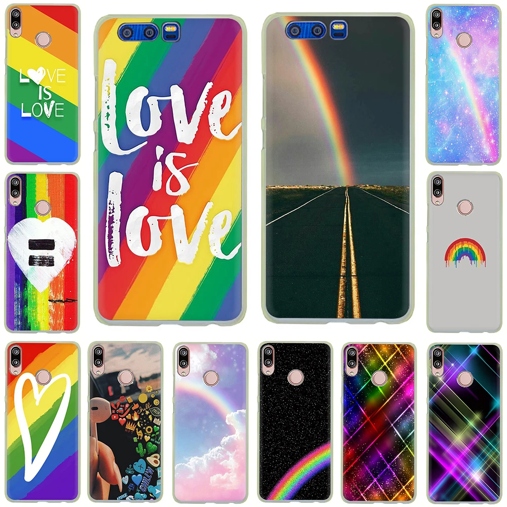 

Lesbian LGBT Rainbow Pride ART Hard Phone Case for Huawei P30 P20 P9 P10 Plus P8 Pro Lite Mini P smart Z Plus