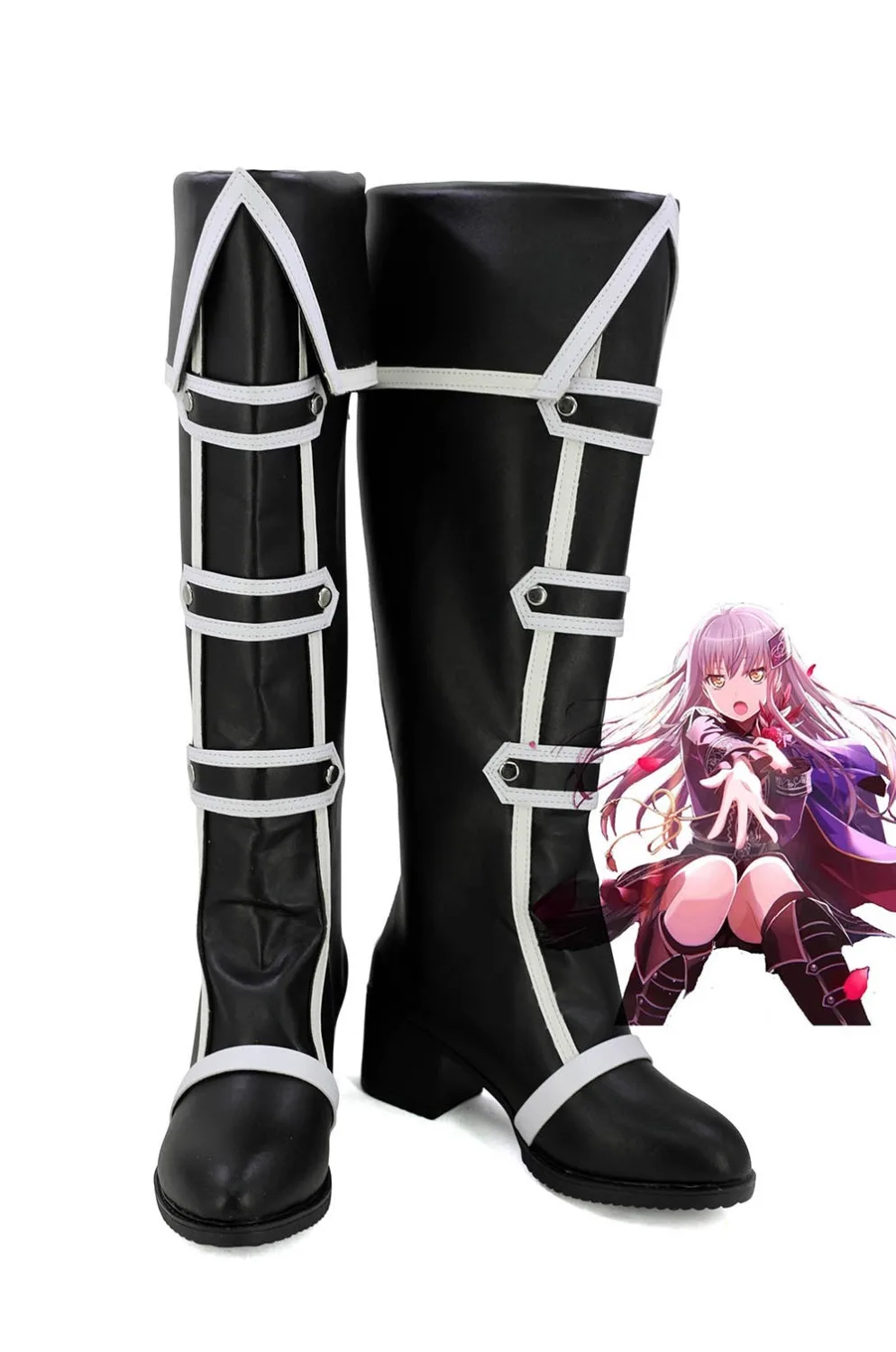 BanG Dream! Roselia Cosplay Long Boots Shoes Custom Made Any Size | Тематическая одежда и униформа