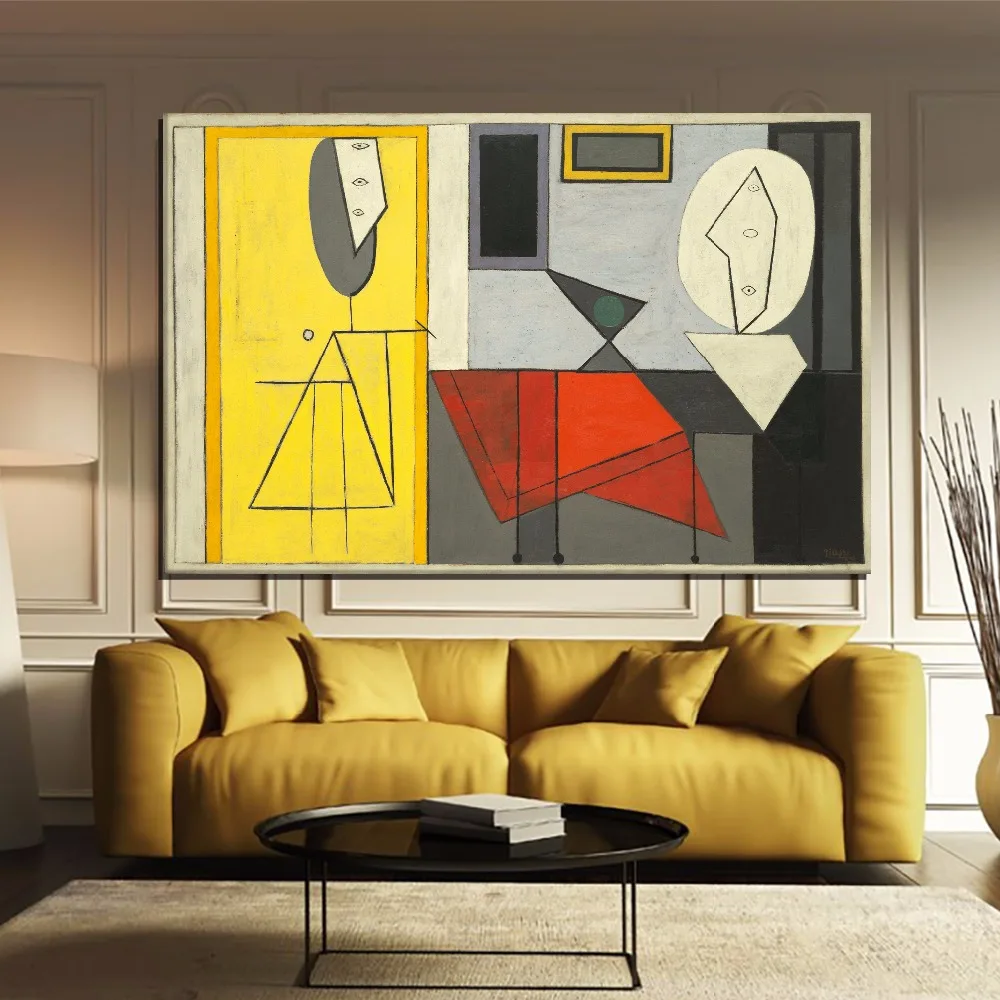 Modern Classic PICASSO Abstract King Size Painting Wall Art Picture Canvas Painting Nordic Home Decor Living Room No Frame Modern Classic PICASSO Abstract King Size Painting Wall Art Picture Canvas Painting Nordic Home Decor Living Room No Frame