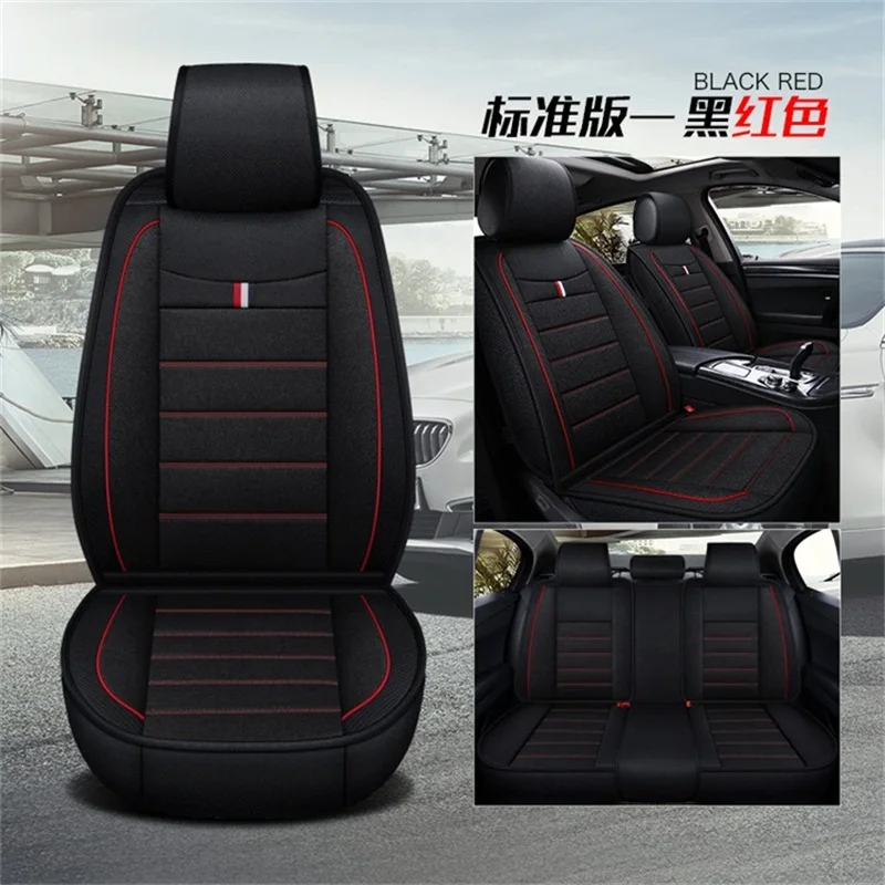 Универсальный льняной чехол для автокресла Toyota Auris C HR chr caldina Avensis Camry celica fortuner RAV4 rav