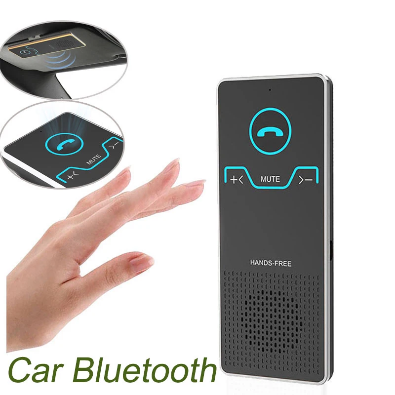 

Gakaki Wireless Handsfree Bluetooth Car Kit Elegant Hands Free Calling Transmitter Car Speakerphone With Car Charger