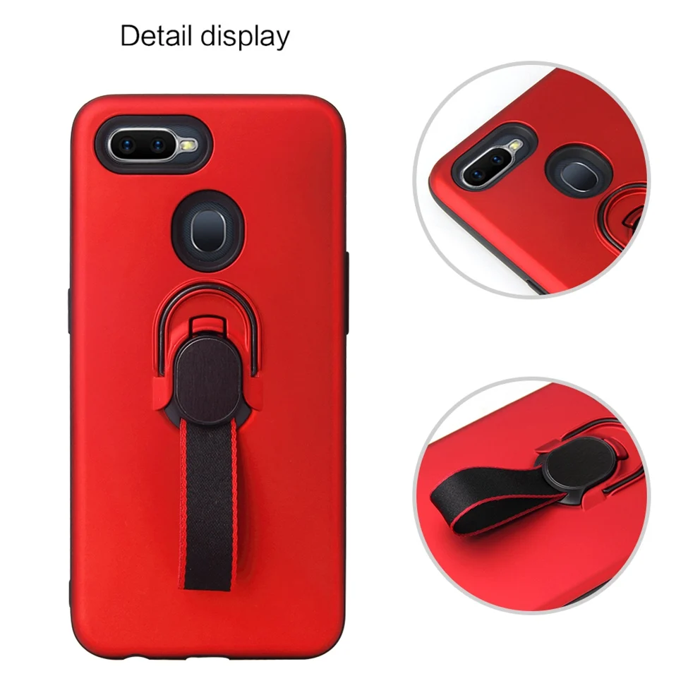 Ring Holder Case For OPPO F9 Pro F5 F7 Coque Silicone Magnetic Phone Back Case For OPPO R9S A73 A79 A3S R17 Realme 2 Pro Cover   (6)