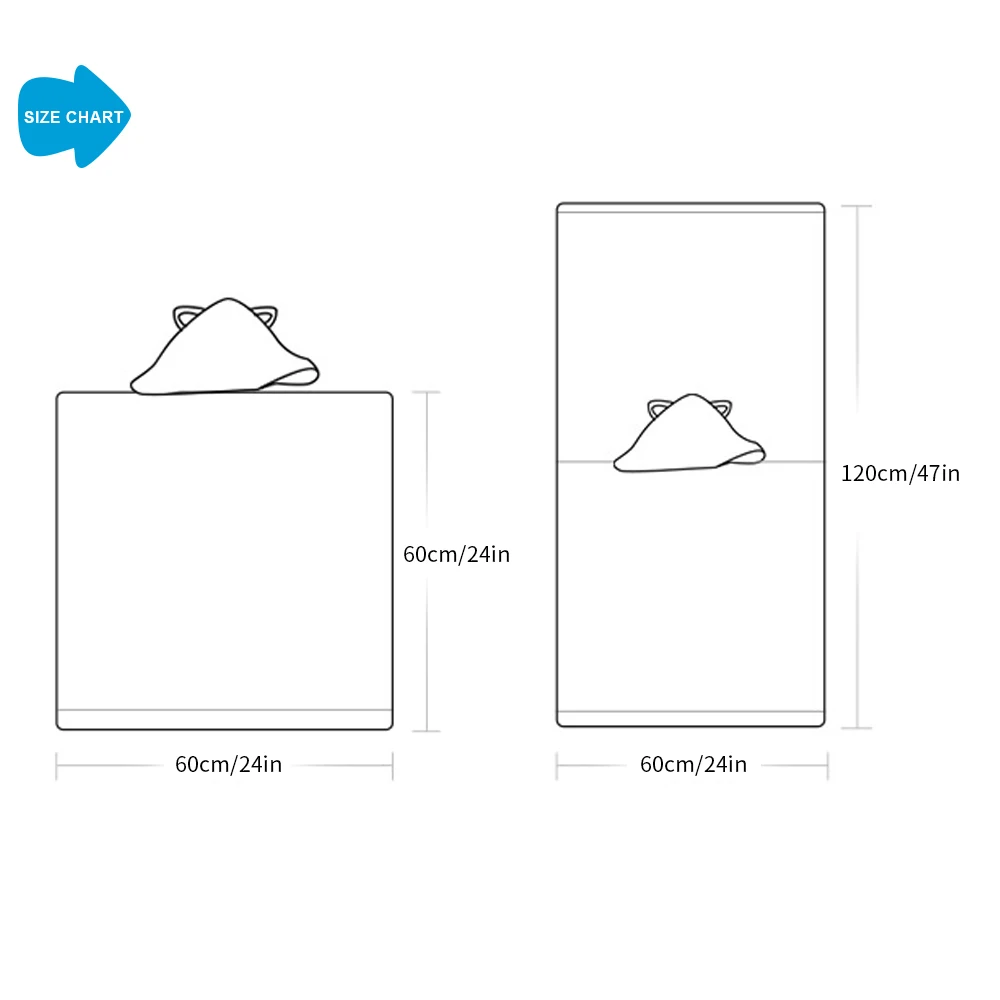 Детские пляжное полотенце с капюшоном пончо Для детей Халат полотенца Банные халат быстросохнущая Впитывающее микроволокно путешествия спорт Ванна Полотенца