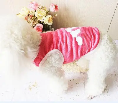 Одежда для собак Весна/Лето Pet сетка жилет - Цвет: pink