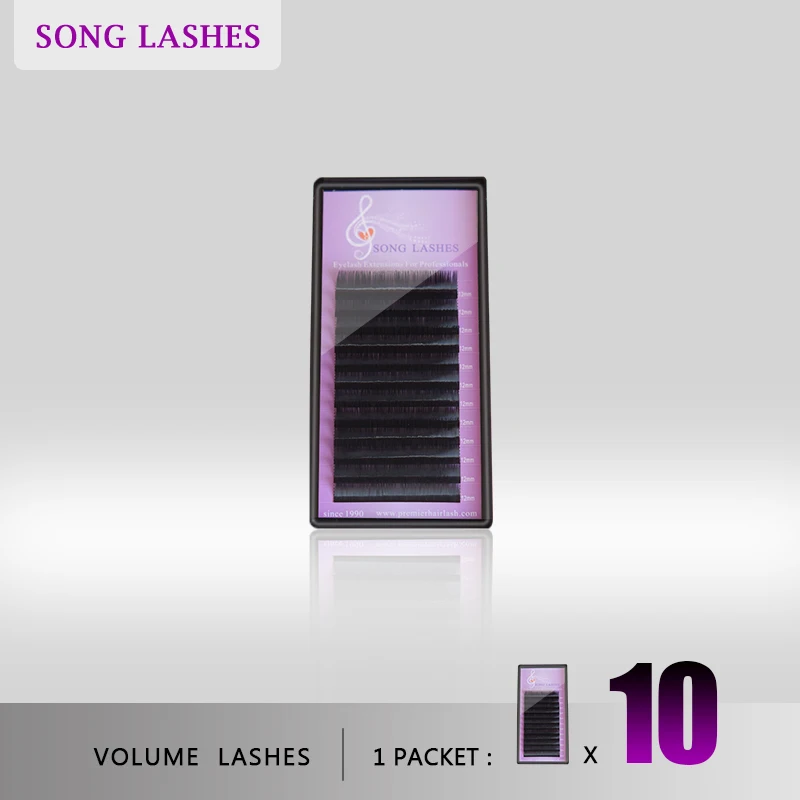 SONG LASHES False Eyelash Extensions Soft Thin Tip BCD curl 0.05 thickness Ten trays per pack SONG LASHES False Eyelash Extensions Soft Thin Tip BCD curl 0.05 thickness Ten trays per pack