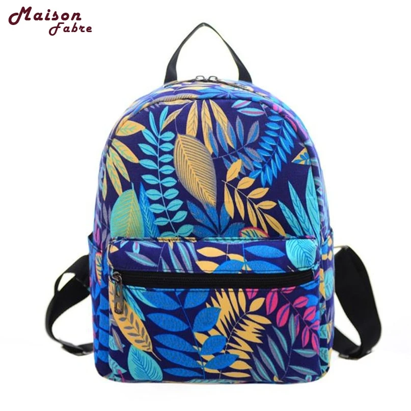 

NEW 2018 MAFA Women Canvas Shoulder Bag Printing Bag School Backpack Rucksack csv drop f23