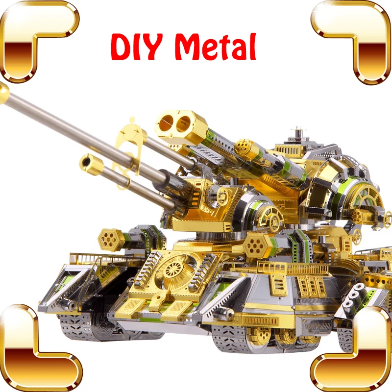 

New Luxury Gift Skynet Spider Superheavy Tank Model Metal DIY Assemble Toys Alloy Tank Weapon Cool Decoration Adult Game Present