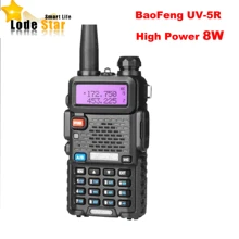 BaoFeng UV-5R 8 Вт портативный двухстороннее радио обновление UV 5R двухдиапазонный 128CH Pofung рация Ham CB трансивер коммуникатор