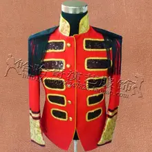 S-XXXL мужская одежда суд сценический костюм Мужская мода tasselcostume суд платье Большие размеры певица костюмы