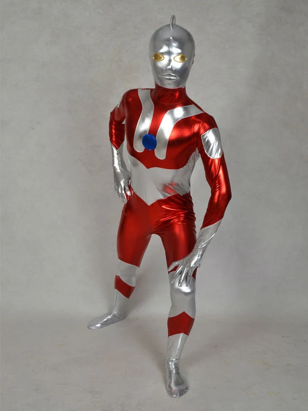 ウルトラマン衣装ライクラメタリックタイツウルトラマンスーパーヒーローのコスチュームハロウィンコスプレスーツ Costume Ballet Costume Broochzentai Costume Aliexpress