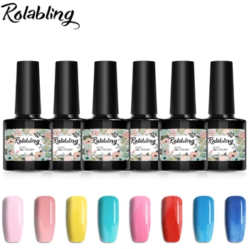

6pcs/set 10ml Gel Nail Polish Prefect Colors offer 11 style design for choose for lucky gel polish nail gel set