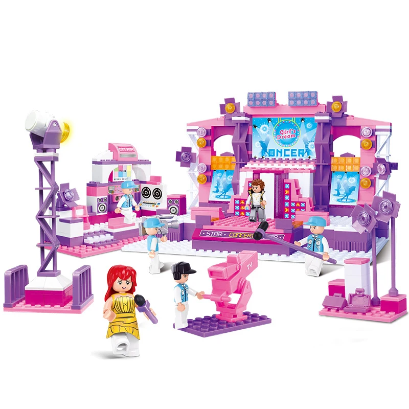 

S Model Compatible with Lego B0255 430pcs Girl Dream Stage Models Building Kits Blocks Toys Hobby Hobbies For Boys Girls