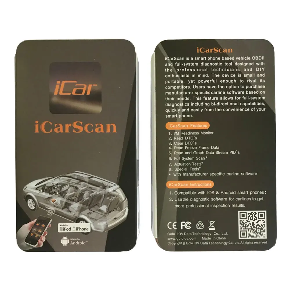 LAUNCH X431 ICARSCAN OBDII считыватель кодов Bluetooth Android IOS сканер Замена launch easydiag 3,0 2,0 с 10 бесплатным программным обеспечением