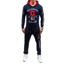 FDWERYNH Мужская одежда 2 шт. комплект спортивной одежды осенние толстовки, свитера спортивные комплекты мужские спортивные костюмы мужская куртка s+ брюки 2 шт