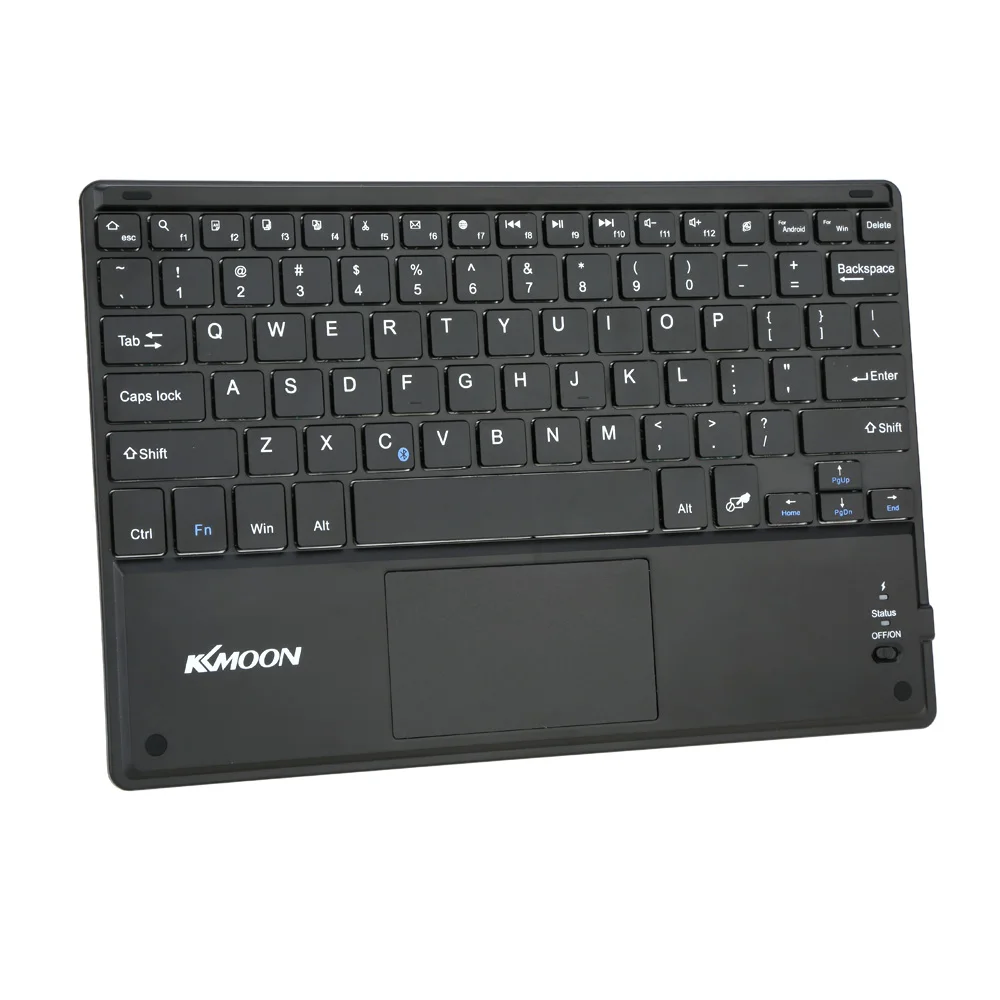 KKMOON 81 Keys Keyboard Ultra Slim Thin BT Keyboard Mini Keyboard with