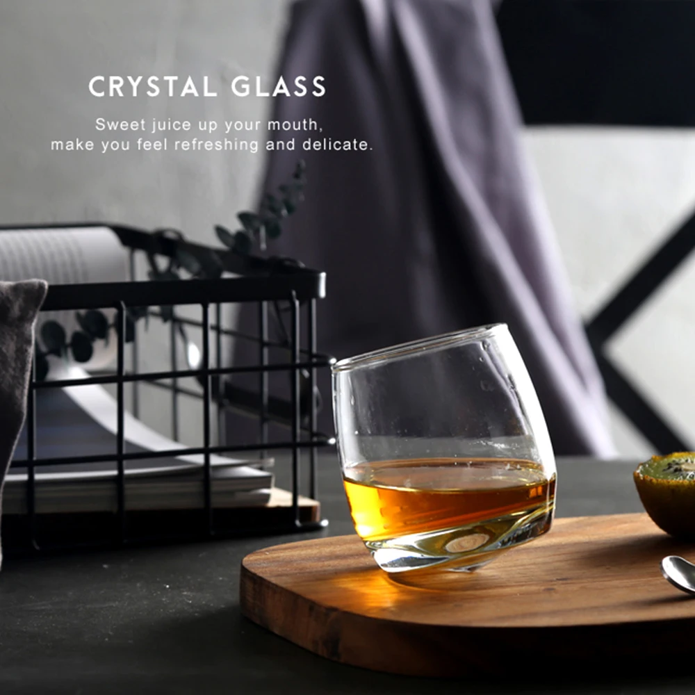Mealivos вращающийся стакан для виски стеклянный конус для виски бокал для вина пивной бокал