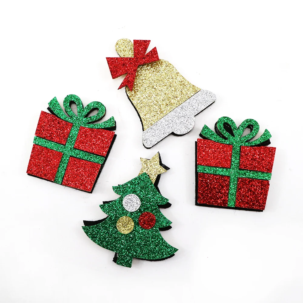 David accessories 10pcs Christmas accessories non woven patch fabric