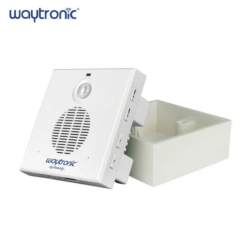 AC220V Hallway Corridor Infrared Sensor Doorbell Speaker Wall Mount