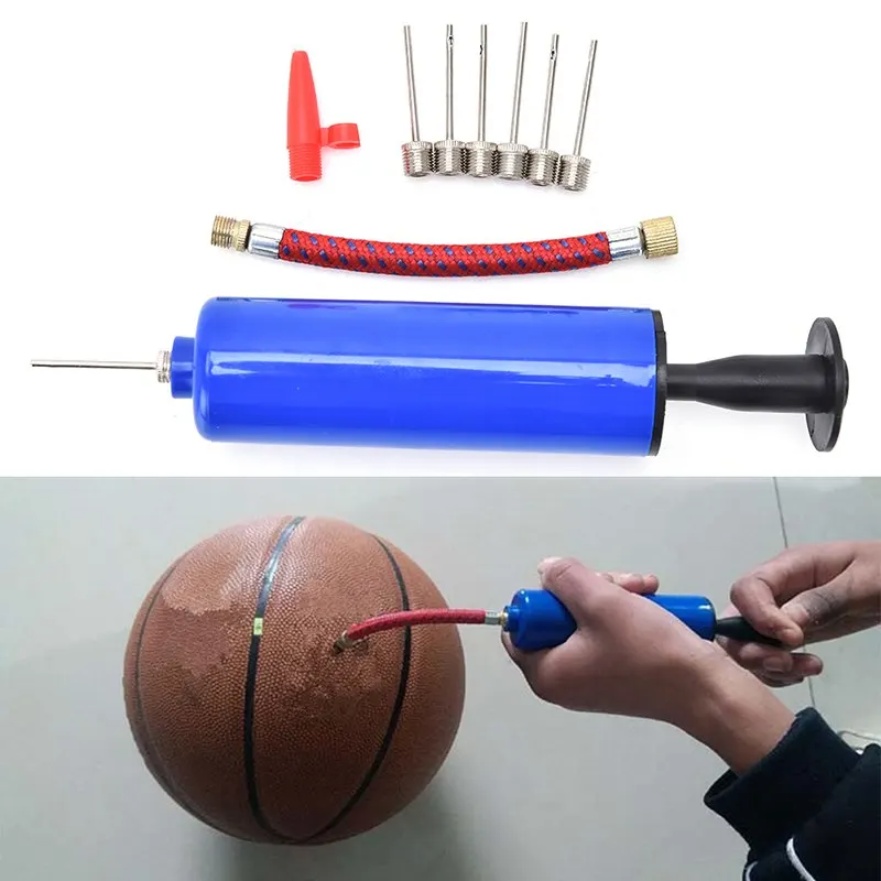 

New 1 Set Plastic Inflator Ball Pump Needles Valve Adapter Set For Basketball Football