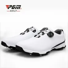 Новинка PGM обувь для гольфа мужская спортивная обувь водонепроницаемые ручки с пряжкой дышащие противоскользящие мужские спортивные кроссовки XZ095
