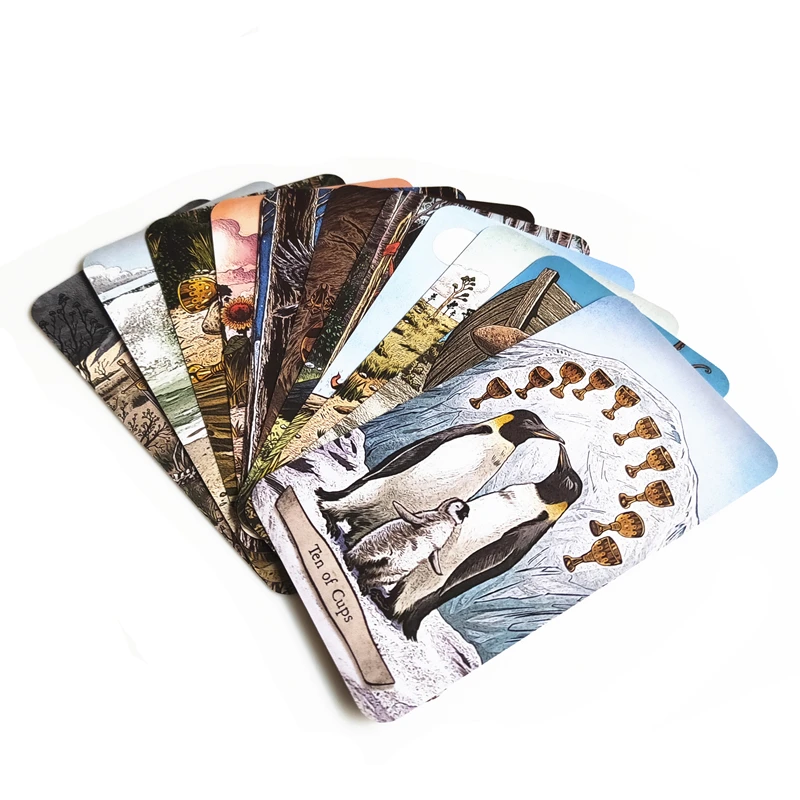 

Animal Totem Tarot Cards Funny Board Game Deck Spanish divination game 78 Cards
