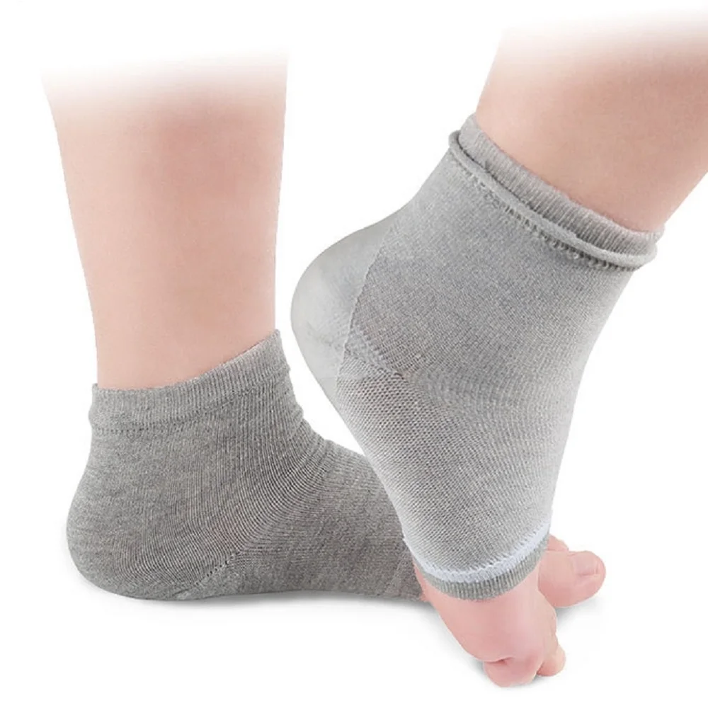 1 par Pro Gel talón calcetines hidratante Spa Gel calcetines de pies cuidado roto pie seco duro Protector Piel de Venta caliente alta calidad P0232 1 par Pro Gel talón calcetines hidratante Spa Gel calcetines de pies cuidado roto pie seco duro Protector Piel de Venta caliente alta calidad P0232
