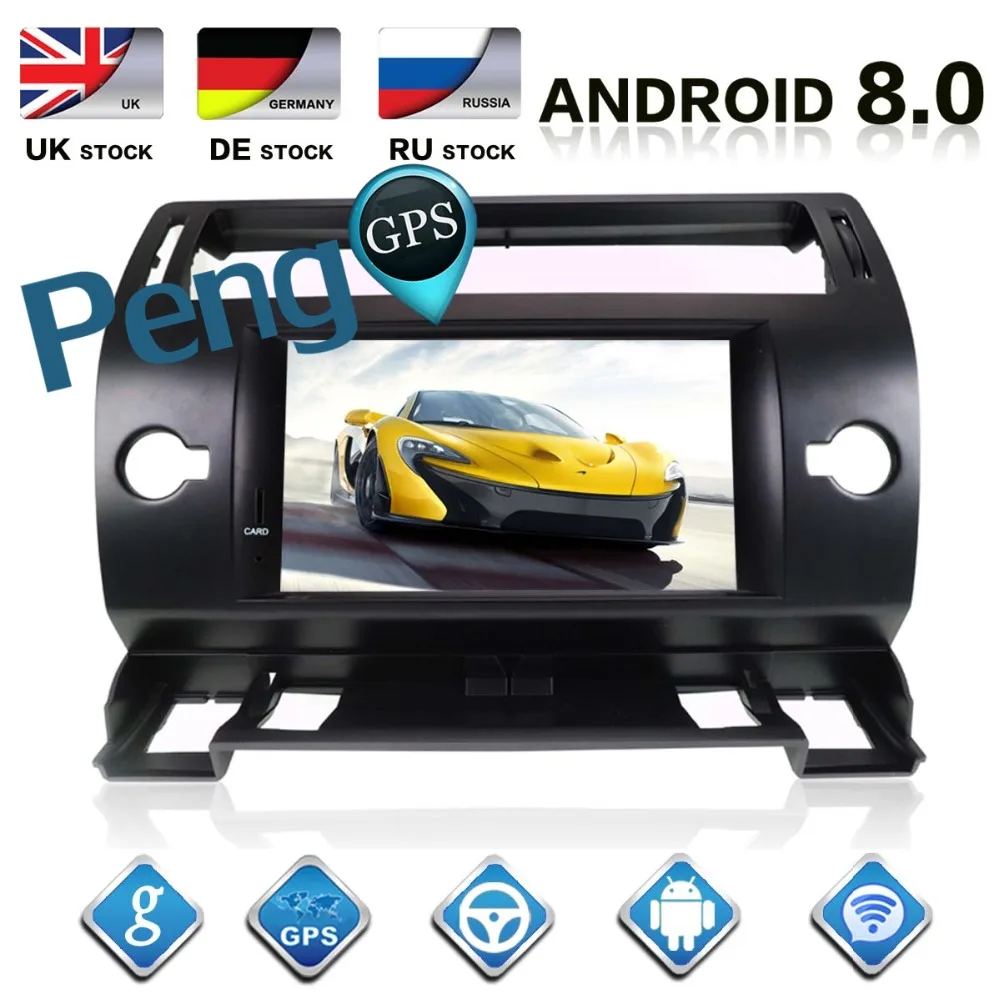 

Android 8.1 System Octa Core Car Radio for Citroen C4 Quatre Triumph 2004-2012 GPS Navigation CD DVD Player FM Bluetooth Unit