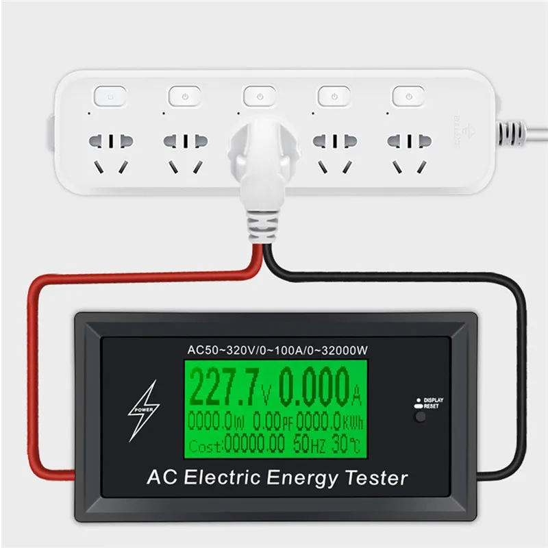AT3010 AC50~ 320V 100A 3KKW Phone App AC Meter Digital Voltage Meter 