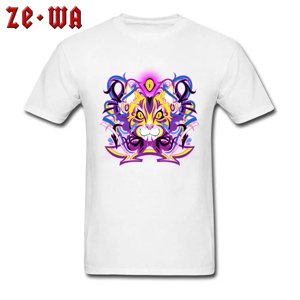 Cult of the Cat ostern Day Pure Cotton Crewneck Tees Short Sleeve Casual T-Shirt Faddish Casual T-Shirt Wholesale Cult of the Cat white