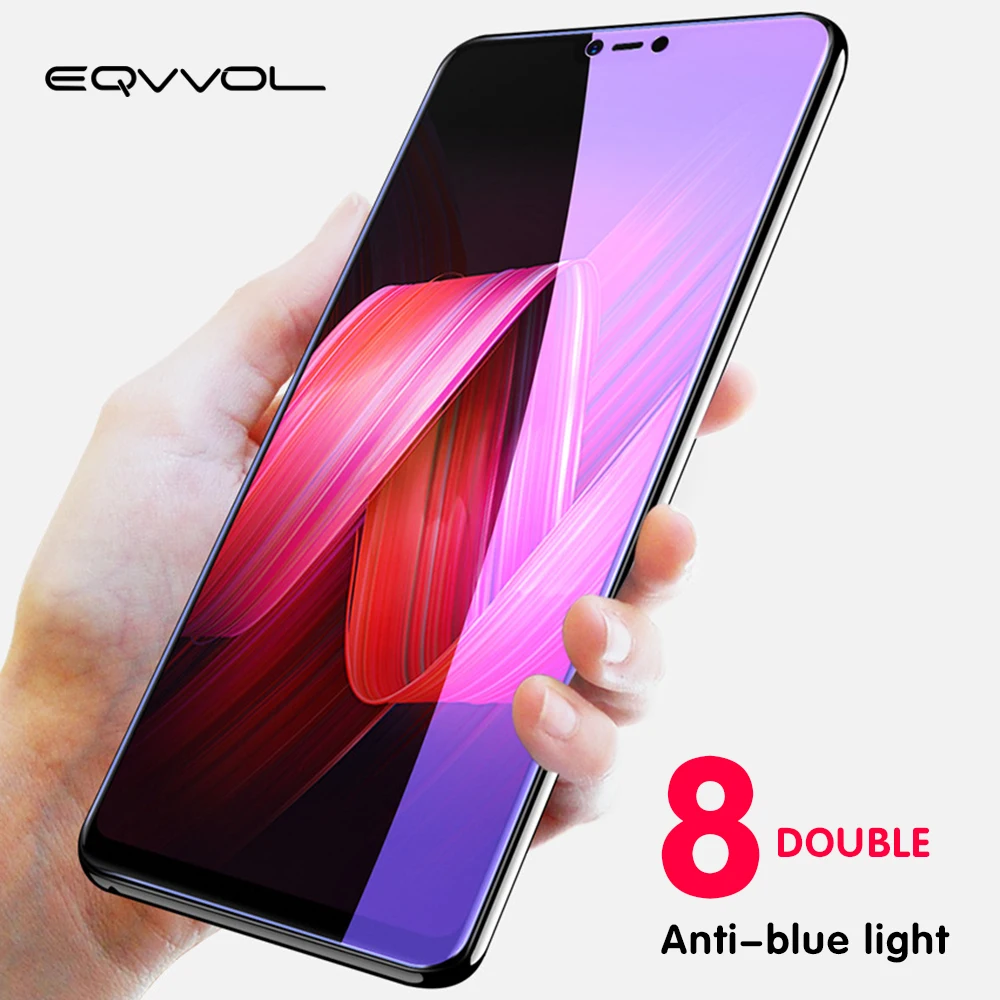 Eqvvol 9 H полное покрытие из закаленного стекла для Xiaomi Redmi 6 6A 4X 4A Note 5 Защитная пленка