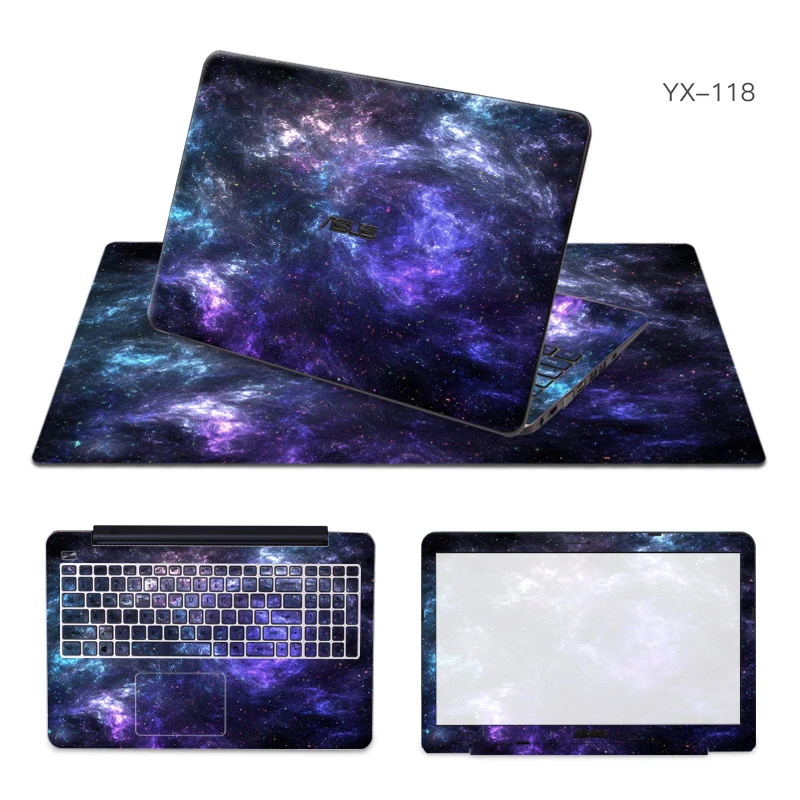 

New Laptop Stickers Mouse Pad Sets Skin for Asus E202S/FL5600/FL5700/FL5800/GFX72V/PR04JS/TP200S/FX PRO/FX PLUS/S5VT/FL5900U