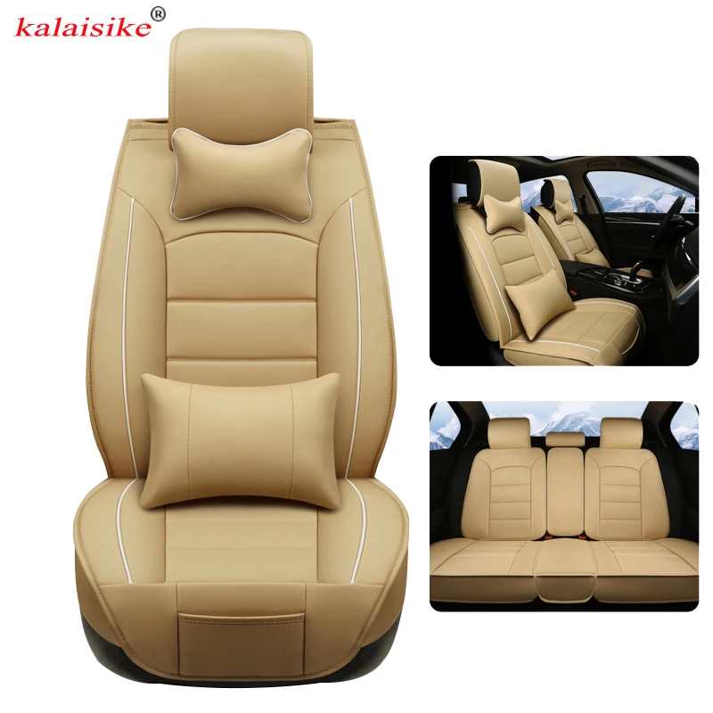 kalaisike leather Universal Car Seat Cover for BYD all models F3 FO