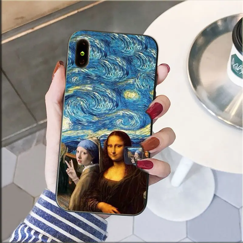 Great art aesthetic van Gogh Mona Lisa painting David