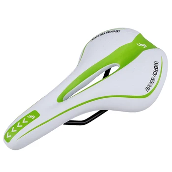 

YAFEE Bicycle saddle Bicycle Seat Gel Mount Bike Saddle Bicycle Racing Bicycle Saddle White and Green